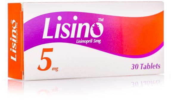 ليزينو 5 مجم، لحالات ضغط الدم المرتفع - 30 قرص