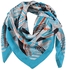 Tie Shop Printed Feather Light Silk Square Scarf - Multi Color - One Size