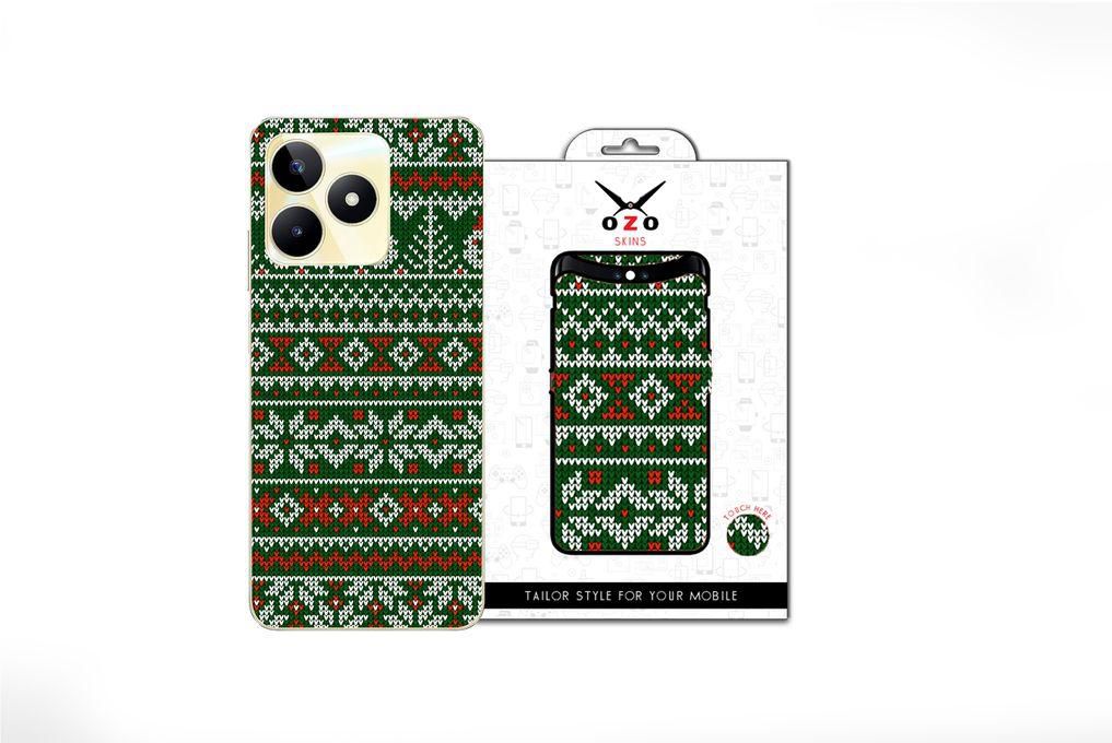 OZO Skins Ozo 2 Mobile Phone Cases Ozo skins christmas sewing patterns (SE209CSP) For realme c53 1 Piece