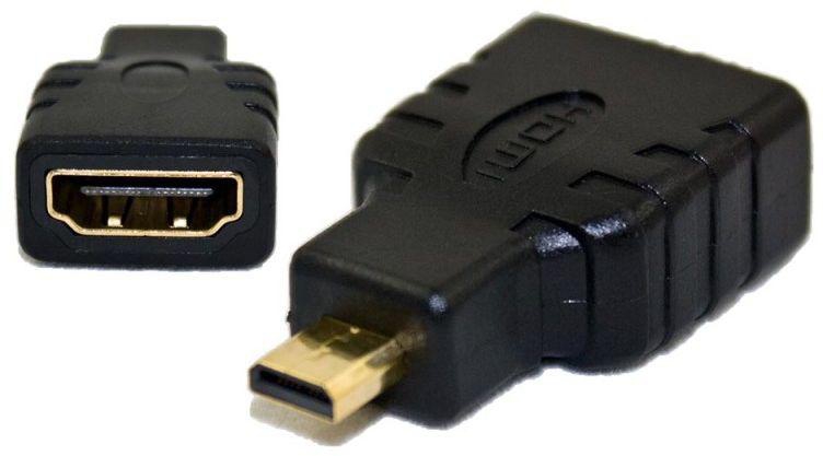 HDMI FEMALE TO MICRO HDMI TYPE D MALE CONVERTER ADAPTER