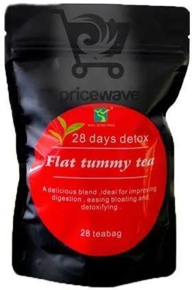 Detox Tea Flat Tummy Slimming Tea Detox Weight Lose Organic Tea - 28 Days Detox