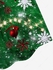 Plus Size Christmas Ball Light Snowflake Sparkling Sequin Glitter 3D Print Tank Party Dress - 5x
