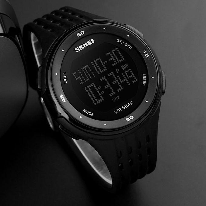 Skmei Digital Led Luminous Rubber Strap Sport Wrist Watch