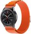 Alpine Loop 22mm متوافق مع Xiaomi Watch S1 / S1 Active / Mi Watch ، حزام نايلون رياضي متين مع خطاف تيتانيوم G برتقالي