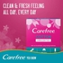 Carefree Panty Liners Cotton Unscented – 56 Pcs