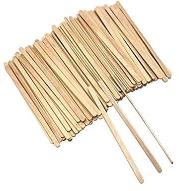 Disposable Wooden Coffee Stirrer (14cm) - 100 Pieces