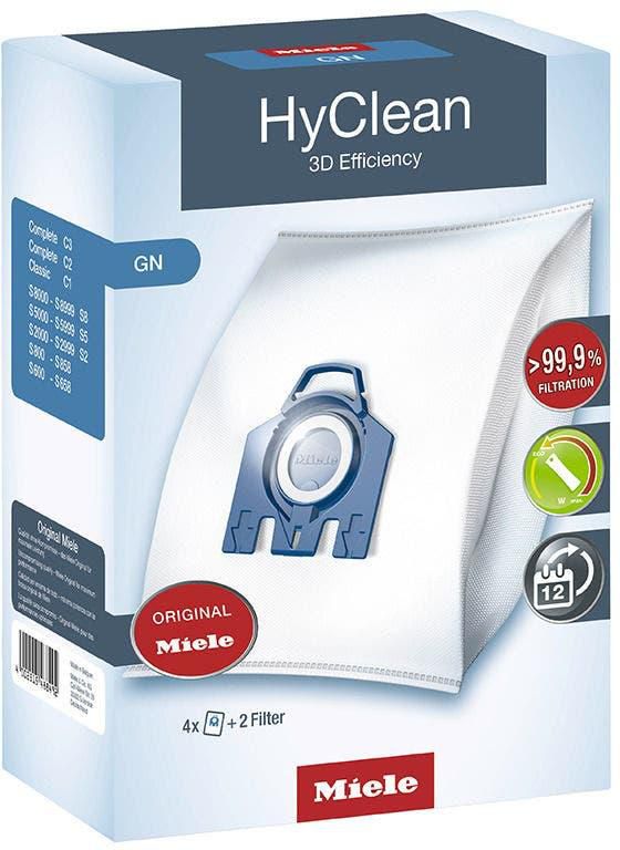 Miele HyClean 3D GN dustbags - 4.5 liters (4 bags)