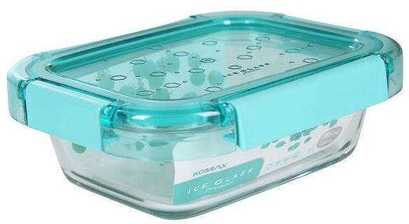 Komax Iceglass Food Storage - Turquoise, 385 Ml