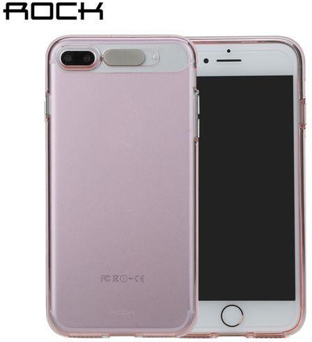 FSGS Pink ROCK Light Tube Series LED Flash Transparent Protective Case Skin For IPhone 7 Plus 100082