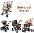 Universal Baby Stroller Rain Cover Pram Raincover Pushchair EVA Transparent and Waterproof for Buggy Baby Stroller Baby Carriage Travel Outdoor Stroller Rain Cover