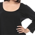 City Chic 100754560 Lightweight Layering Blouse for Women - L, Black
