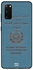 Skin Case Cover -for Samsung Galaxy S20 Blue/Grey أزرق/رمادي
