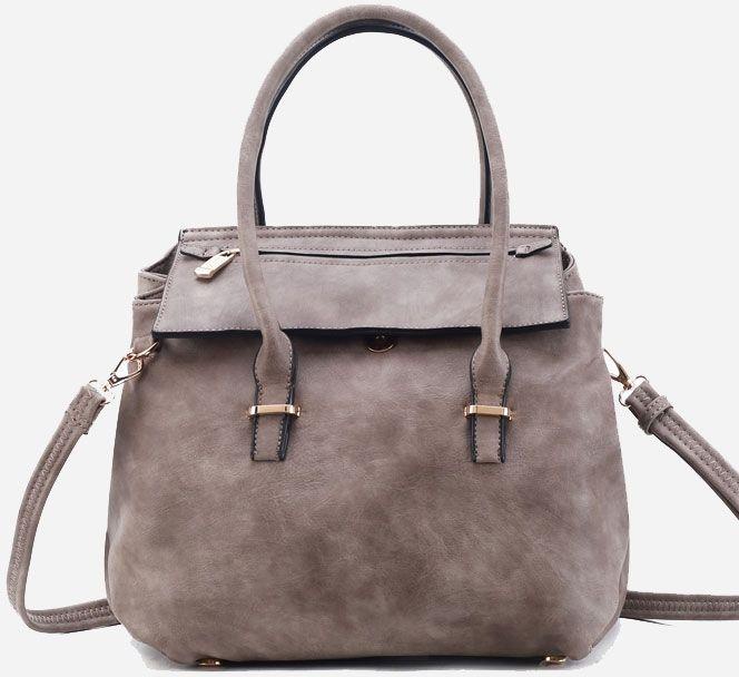 Deeda Bucket Handbag - Grey