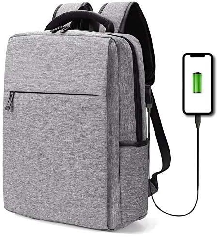 Heshaodebb Backpack, Slender Laptop Backpack Men 15.6 Inch Office Work Men Backpack Travel Teenaged Backpack Bag Male