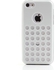 Hollow Dots PC Bumper   TPU Skin Case for iPhone 5c - Black / White