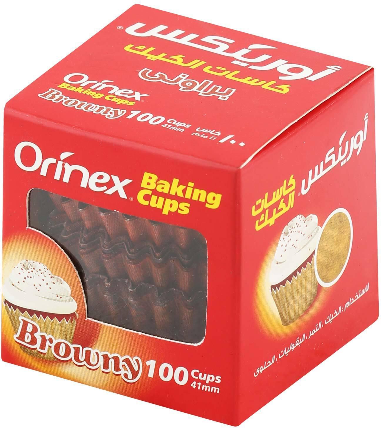Orinex baking cups Browny 41mm (100cup)