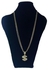 30' Cuban Link Gold Chain With Dollar Pendant