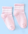 Honeyhap Premium Cotton Bamboo Non Terry Ankle Length Socks with Solid Pack of 3 - Carmine Rose Red Plum & Tender Touch