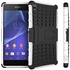 Tough Shockproof Heavy Duty Kick Stand Armor Case Cover for Sony Xperia Z3-White