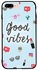 Skin Case Cover -for Apple iPhone 8 Plus Cover Good Vibes Ready to Pose غطاء حماية بعبارة Good Vibes