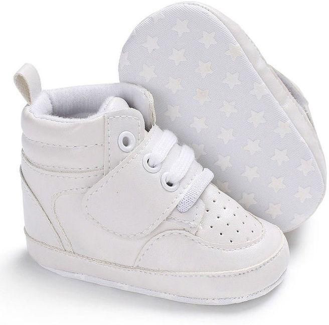 Fashion Shoes Soft Sole Crib For Newborn Baby-White