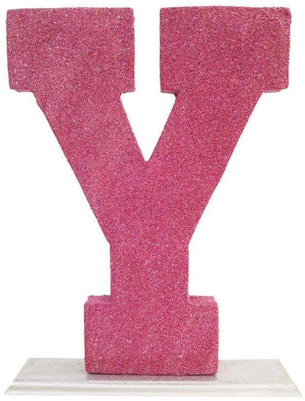 Memories Maker Decoration Letter "Y" - Pink