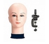 2 Pieces Mannequin Head With Clamp For Wig Making (without Hair)