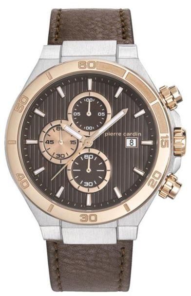 Pierre Cardin PC107611F03 Leather Watch – Brown