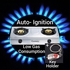 Century Stainless Steel Auto Ignition Low GAS Consumption Table Top Gas Stove Double Burner + Key Holder