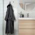 RASTÄLVEN Bath robe, dark grey, L/XL - IKEA