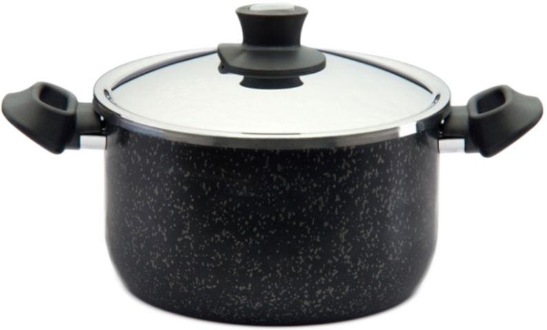 Tefal  0220101018 Original Cook Granite Stew Pot, Black - 18 cm