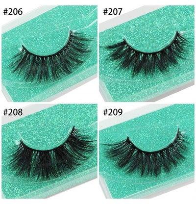 10 Styles Mixed 10 Pairs Soft Fluffy 3D Mink False Eyelashes Dramatic Long Wispies Lash Extension Natural Volume Beauty Handmade Eye Makeup (10 Styles Mixed)