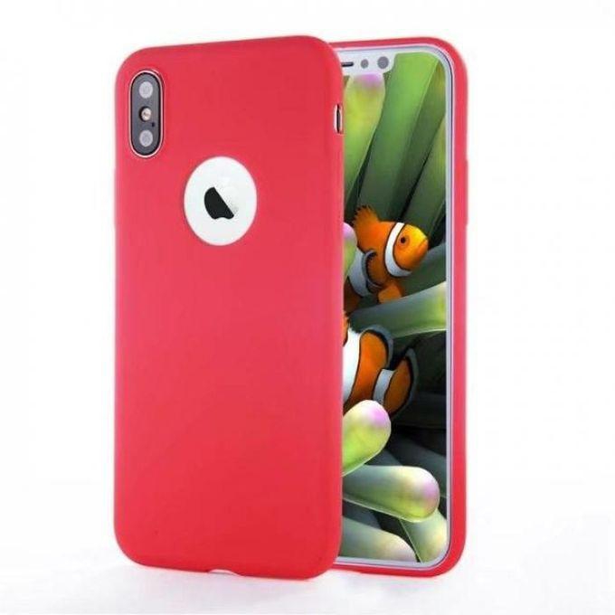 Silicone Back Cover For IPhone X - Red
