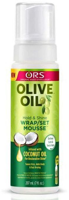 Ors OLIVE OIL HOLD & SHINE WRAP/SET MOUSSE