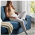 3-seat sofa, with chaise longue/Hillared dark blue