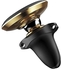 Baseus Air Vent Magnetic Suction Bracket Phone Holder 360 Degree Rotation Car Mount With Cable Clip - Luxury Gold Color