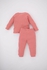 Defacto 2 Piece BabyGirl Casual Regular Fit Long Sleeve Button Neck Homewear Pyjamas - Bordeaux