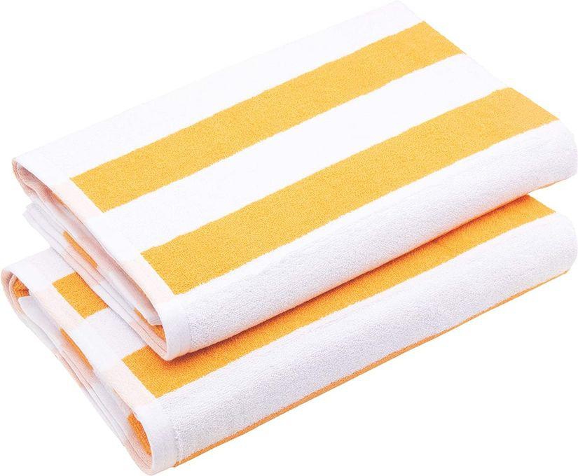 Signoola Yellow Bath Towel 100% Cotton , 70x 180cm