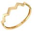 Miss L’ By L’Azurde Wavy Ring, In 18 K Yellow Gold-21048110207