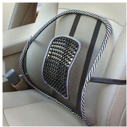 Generic Summer Lumbar Lower Back Car Seat Support Lumber Cushion Pain Relief Office Chair Mesh Back Cushion Multifunction