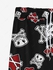 Gothic Skull Skeleton Heart Print Drawstring Wide Leg Sweatpants For Men - 8xl