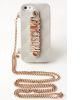 Moschino White Silicon Metal Bag Case for iPhone 5/5S