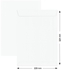 Hispapel White Envelope 229 x 324mm 13" x 9" 250pcs/box