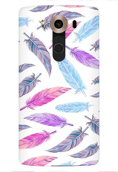 Stylizedd LG V10 Premium Slim Snap case cover Matte Finish - Feather Colors