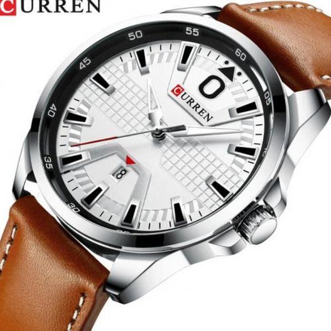 Curren Fashion Men's Watches Wrist Watch Leather Strap