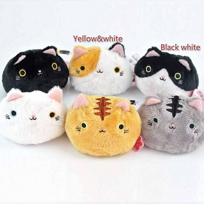 New！6pcs Neko Atsume Cat Backyard Cute Meow Dango Mochi Plush Doll Gift Toy 