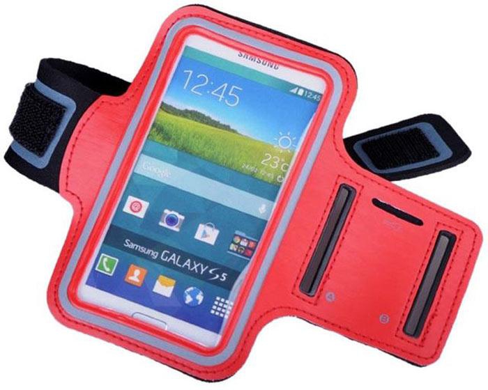 BW Protective Sports Armband Case with Stylus for Galaxy S5/S4/S3 Red