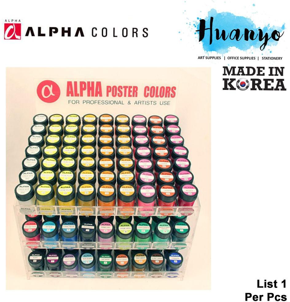 Alpha Poster Colour Bottle 15ML (Per Pcs) [List 1/2]