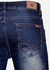 Slim Jeans with Wash Out Effect - Navy Blue