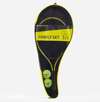 Duo Family Tennis Set - 2 Rackets + 2 Balls + 1 Bag